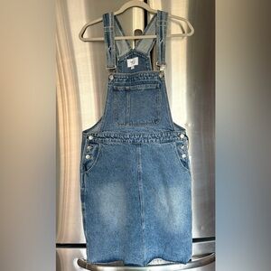 TNR Jeans Blue Denim Overall Dress NWTs!!